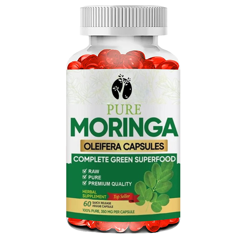 Moringa Leaf Powder - Capsule Moringa -60 capsule 3X Antiossidante
