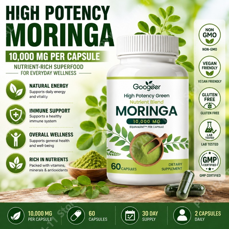 Herbal Wellness Formula - Integratore Premium di Moringa con Estratto