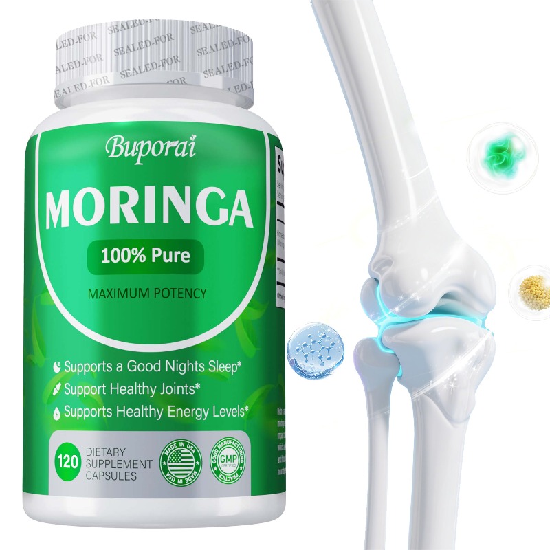 Moringa Leaf Powder - Capsule in polvere di foglie di