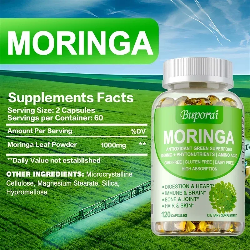 Capsule Moringa: aumenta il me - Moringa Leaf Powder recensione e prezzo