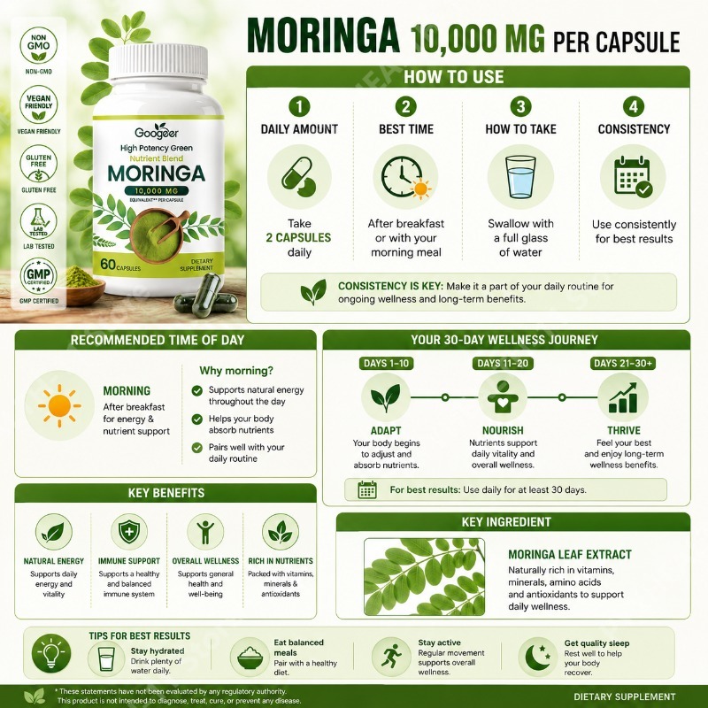 Integratore Premium di Moringa - Herbal Wellness Formula recensione e prezzo